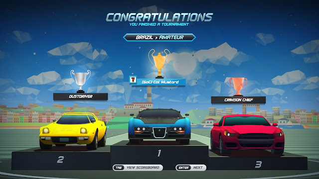 Screenshot from Horizon Chase Turbo