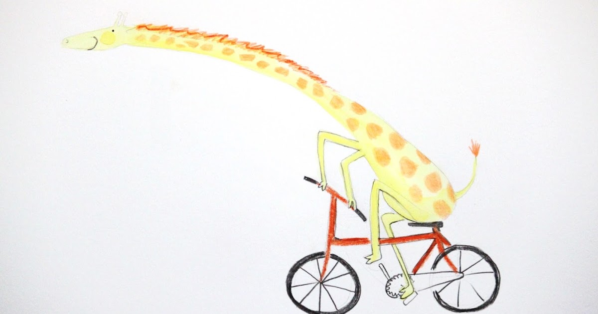 giraffe bicycle