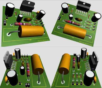 Gainclone Power Amplifier LM3886 Circuit