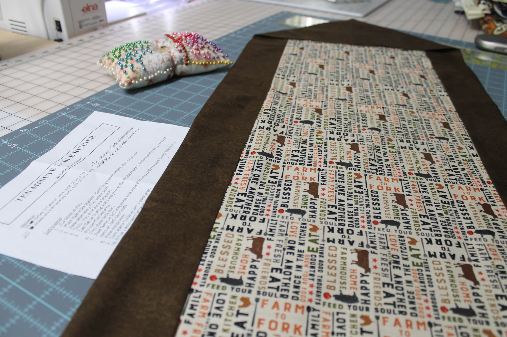 SunShine Sews... 10Minute Table Runner Test