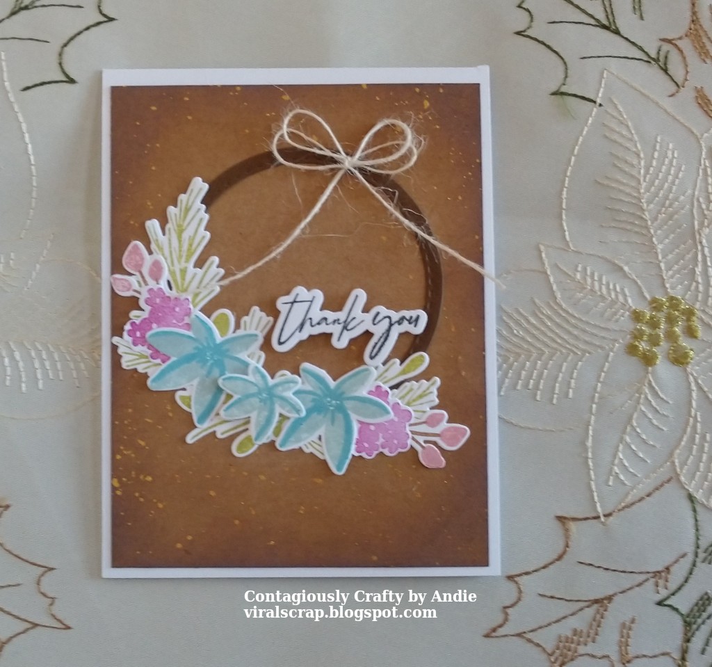 Contagiously Crafty Thank You Cards Using The Greetery Hoop Wreath