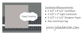 Stampin' Up! Card Layout Inspiration ~ www.juliedavison.com