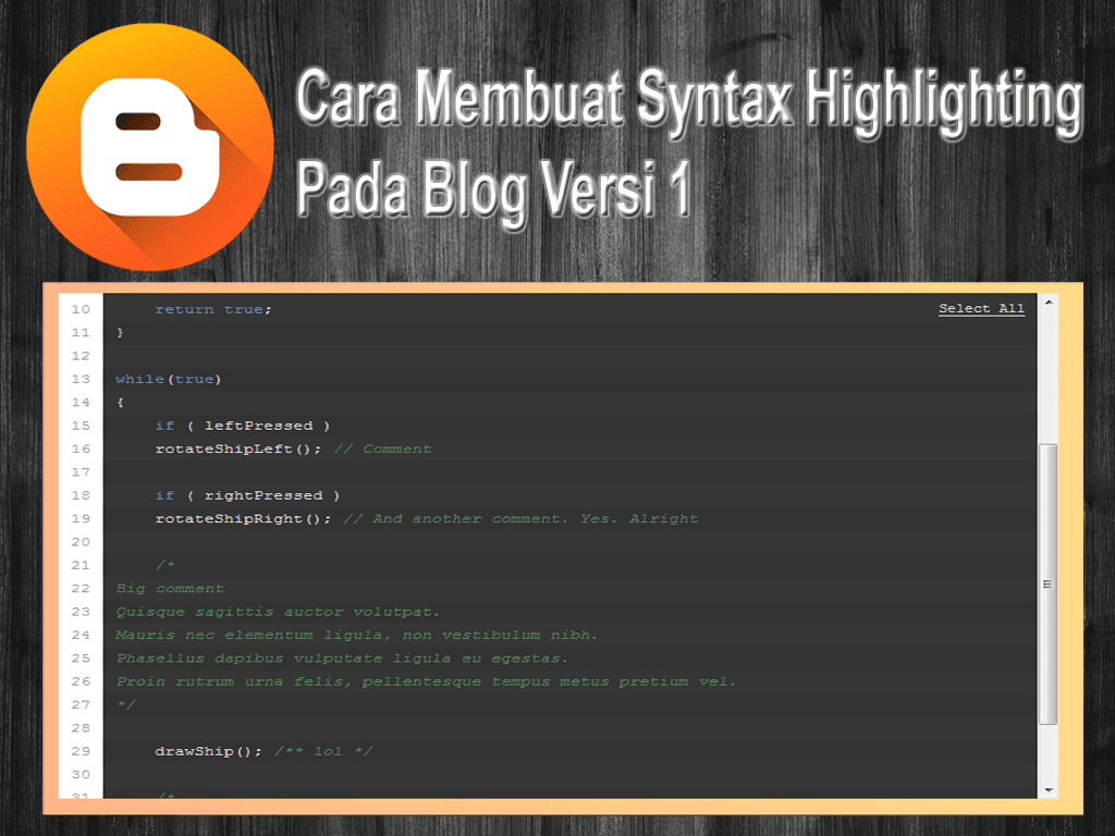 Cara Membuat Syntax Highlighting Pada Blog Versi 1 - agun82 I Blog ...