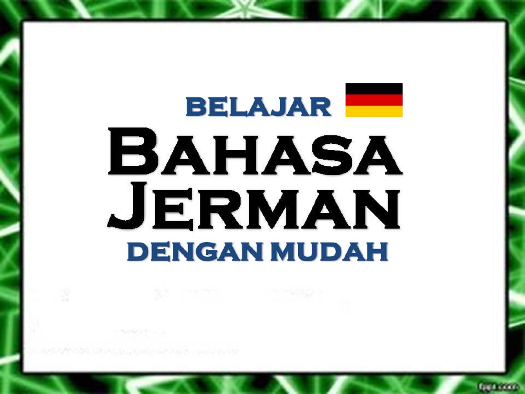 Belajar Bahasa Jerman Dengan Mudah Tangteks