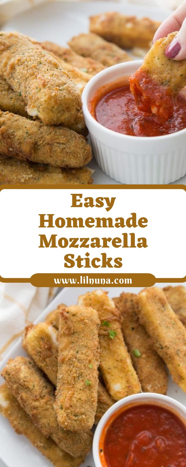 Easy Homemade Mozzarella Sticks