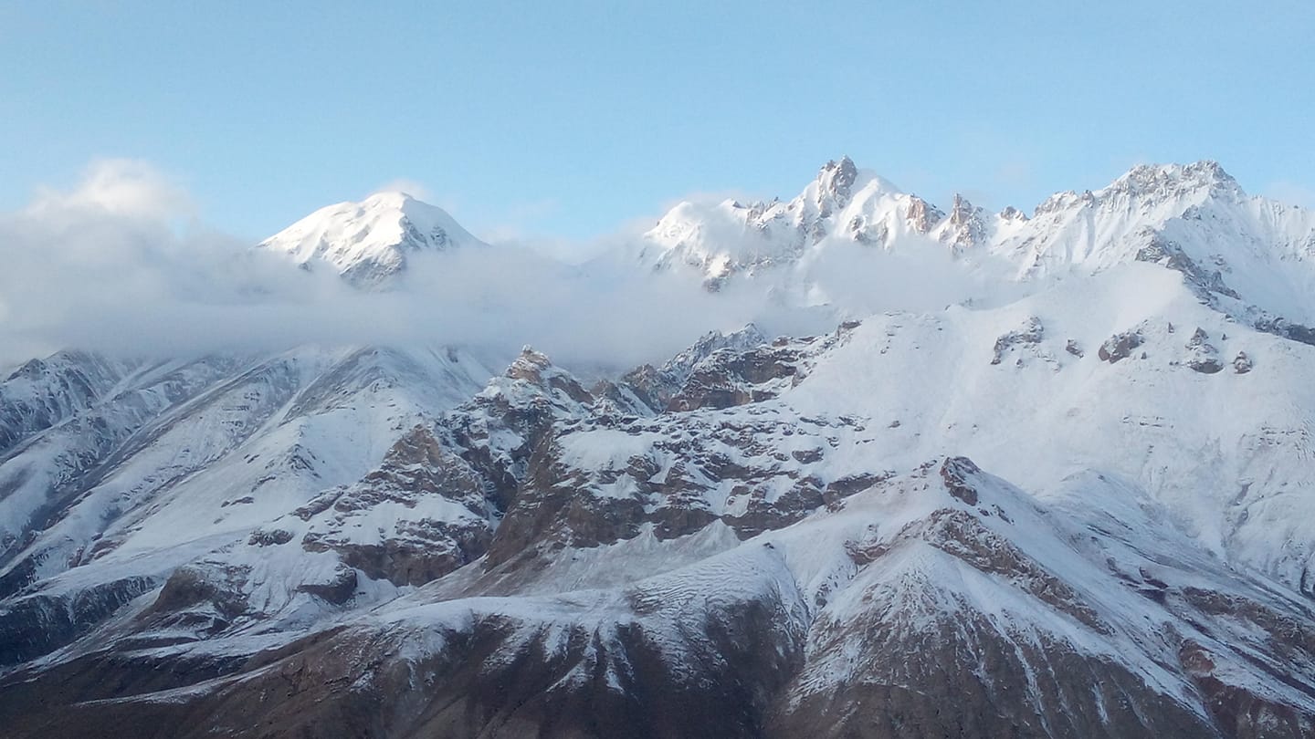 Ghujerab Mountain Range Shimshal. Chashkin Sar peak Samina Peak 6000 m Ghujerab Mountain Range Shimshal, Gojal Hunza, Gilgit Baltistan Pakistan. peaks in Shimshal valley. peaks in Gojal valley