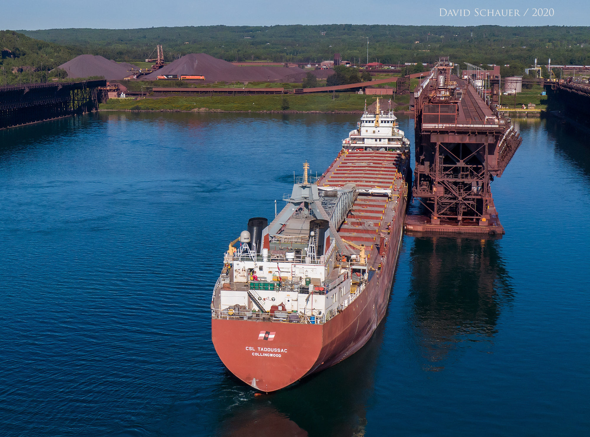 Towns and Nature Two Harbors, MN CN Ore Dock and Coal Dock