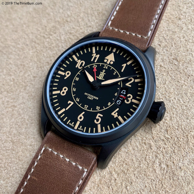 Monchard Skytoucher GMT black