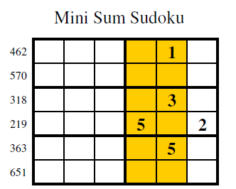 Sum Sudoku Sum Sudoku