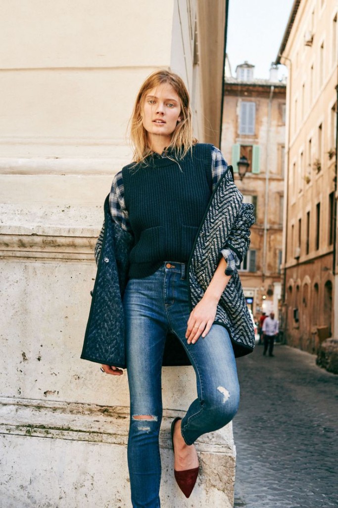 Editorial Fashion | Constance Jablonski for Madewell Fall 2015 Rome ...