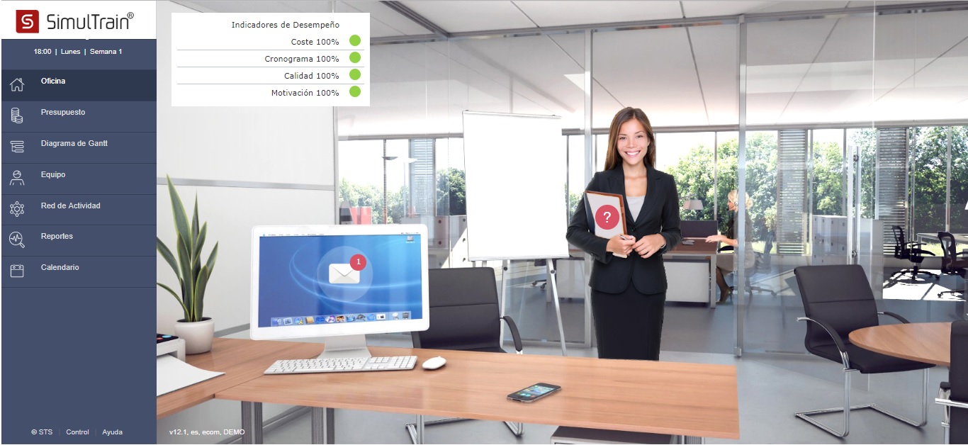 SimulTrain simulador de Gestión de Proyectos | Ruben Apaza