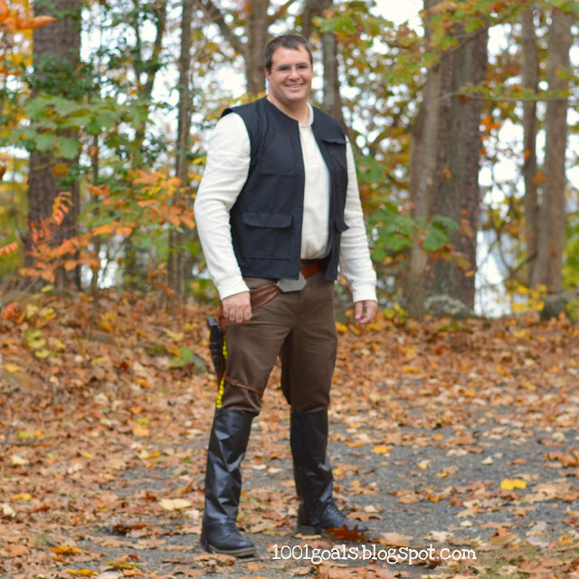 1001 Goals DIY Han Solo on Endor Costume