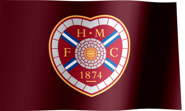 Heart of Midlothian FC Flag (GIF) All Waving Flags