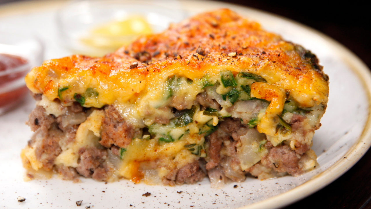 Old Fashioned Impossible Cheeseburger Pie Carolyn