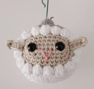 PATRON GRATIS BOLA DE NAVIAD OVEJA AMIGURUMI 47606 🐏