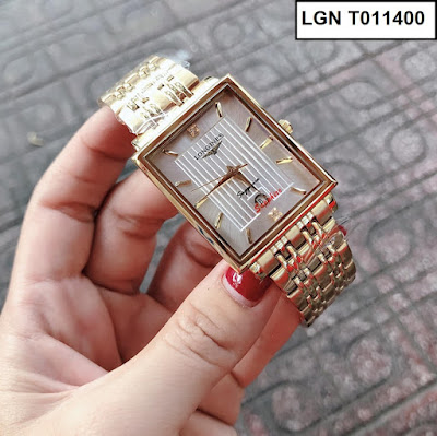 đồng hồ nam mặt chữ nhật LGN T011400
