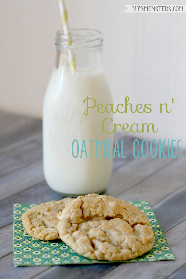 Peaches n' Cream Oatmeal Cookie recipe from /