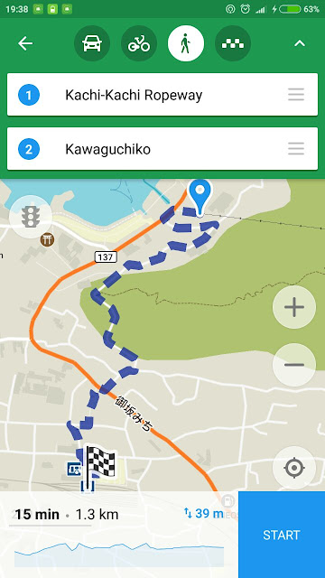 fujisan, fujiyama, kawaguchiko, backpacking, flashpacking, jepang, fujisan train, kawaguchijo station, kachi-kachi yama