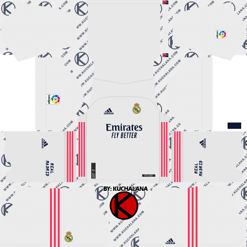 Real Madrid 2020-21 Kit - DLS2019