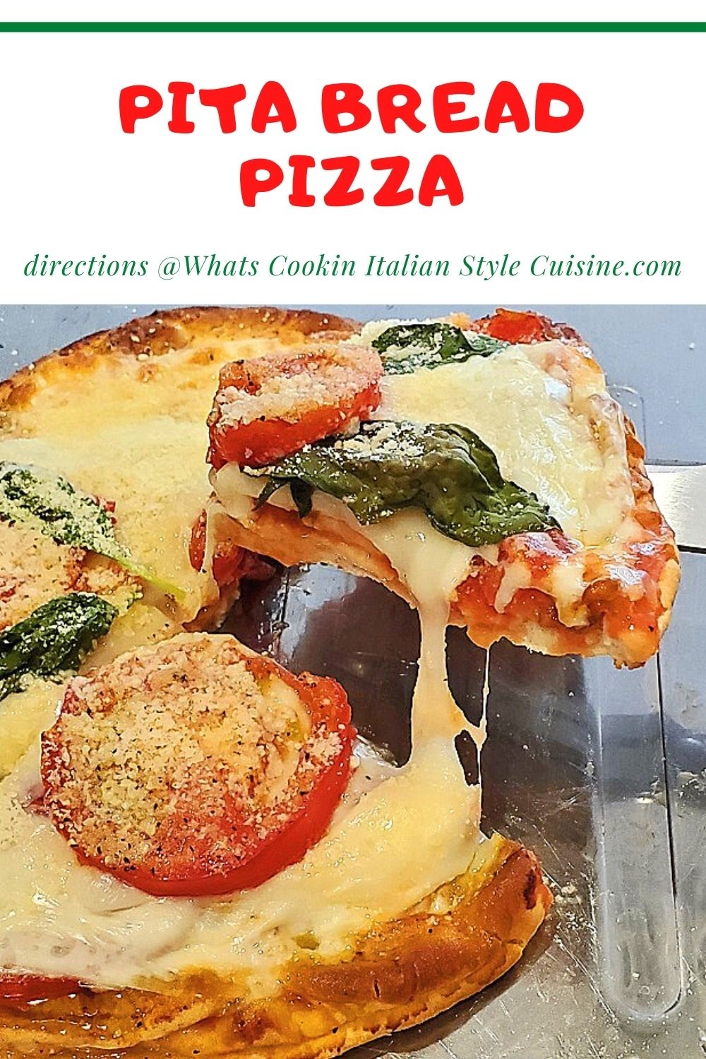 Pita Bread Pizza What's Cookin' Italian Style Cuisine