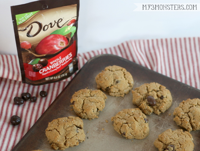 Peanut Butter and Dove Cranberry Cookies at /