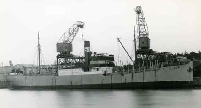 Swedish freighter SS Garm, sunk on 11 September 1941 by U-432 worldwartwo.filminspector.com