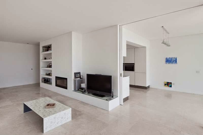 living room interior design Modern House with Pool in Tavira