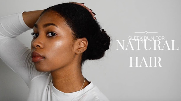 sleek bun tutorial short &