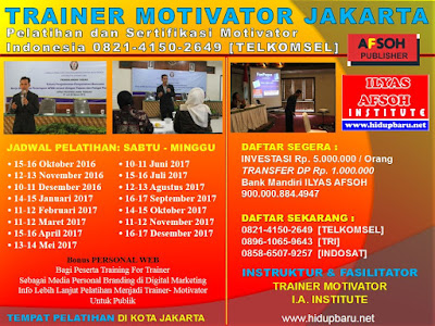 Belajar Menjadi Motivator Indonesia