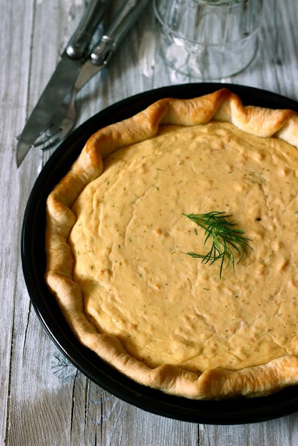 crostata al salmone