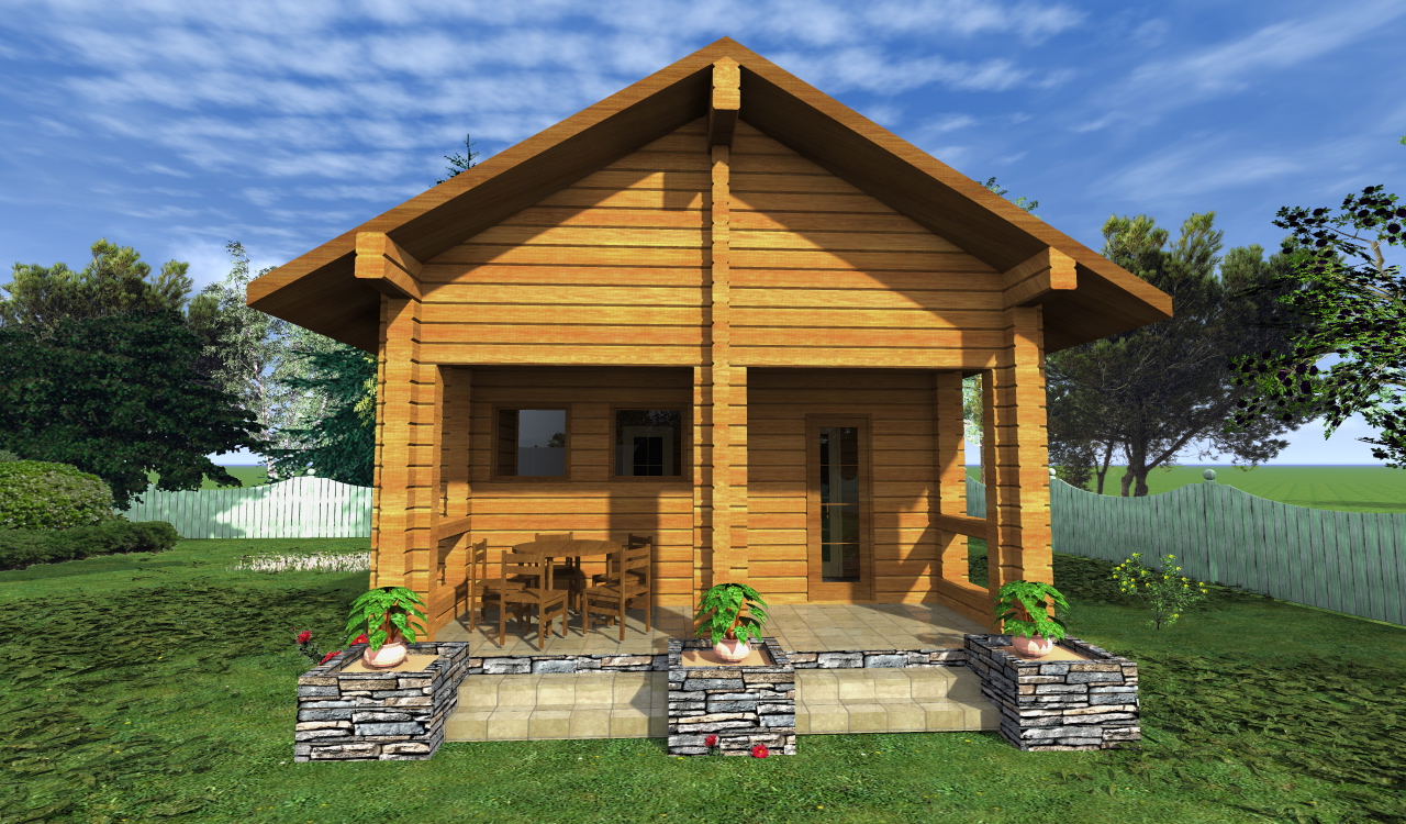 Проекты деревянных бань из оцилиндрованного бревна в Кирово-Чепецке cтраница № 2