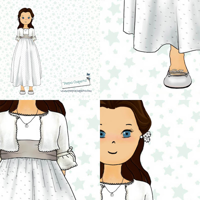 dibujos personalizados comunión