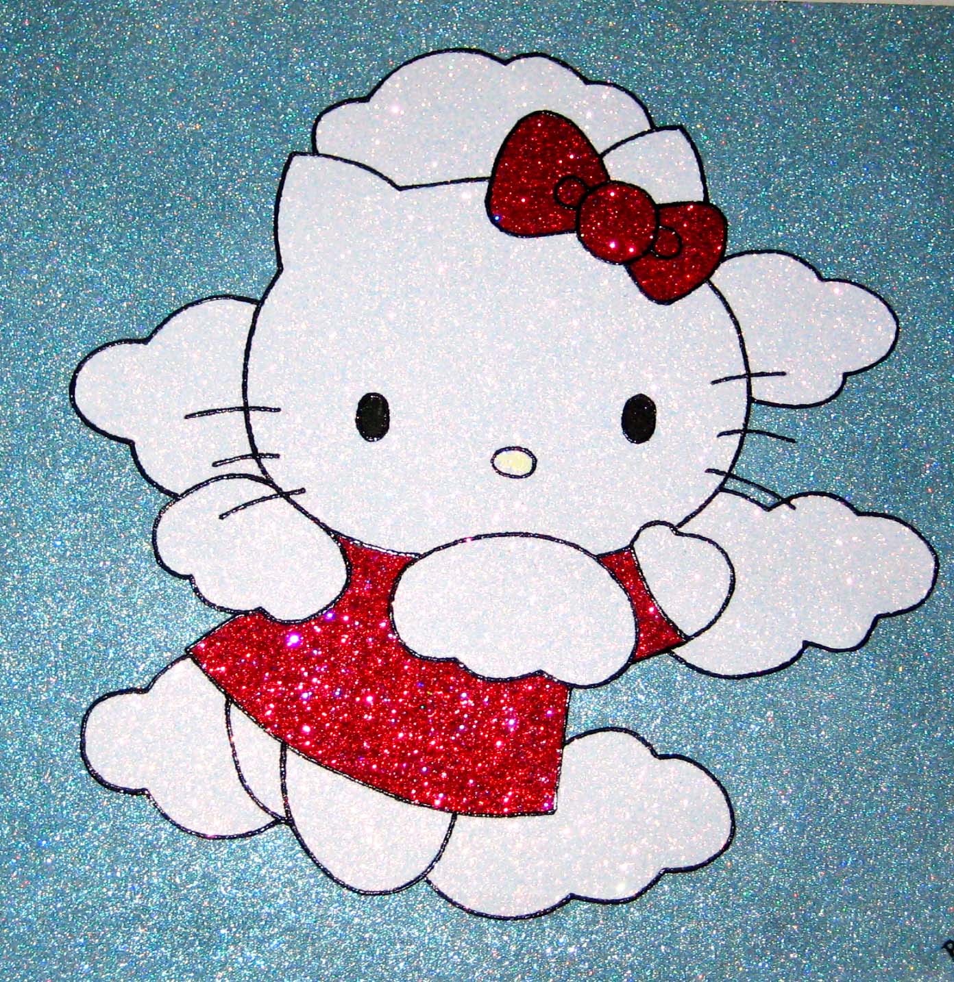 along the abstract way Chapter 15Hello Kitty Glitter Art