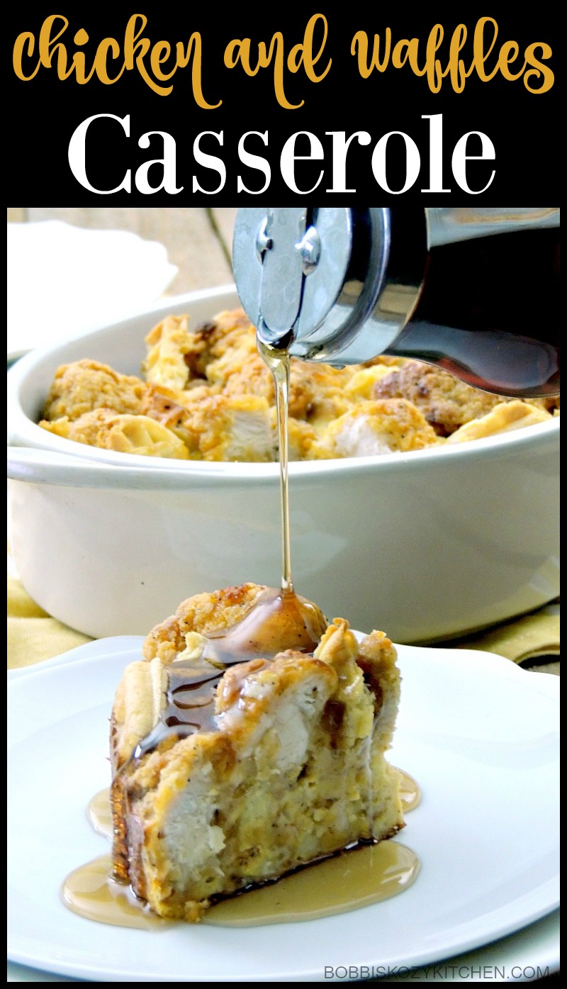 Chicken and Waffles Casserole