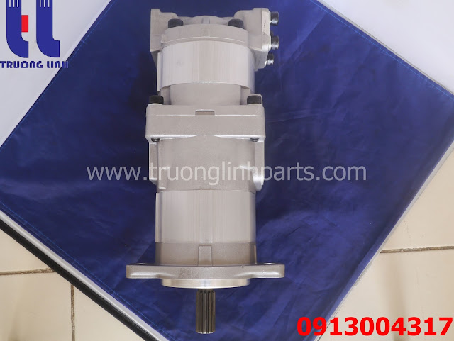 Bơm thủy lực bánh răng 705-51-20280 705-51-20140 máy xúc lật Komatsu WA300-1 WA320-1 