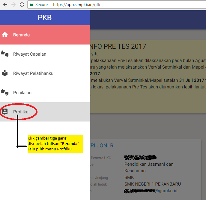 Cara Cetak Kartu Anggota SIMPKB