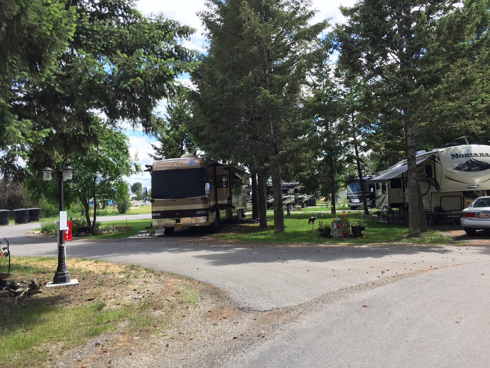 BLUE SKY AHEAD Jim & Mary's RV Park, Missoula, MT