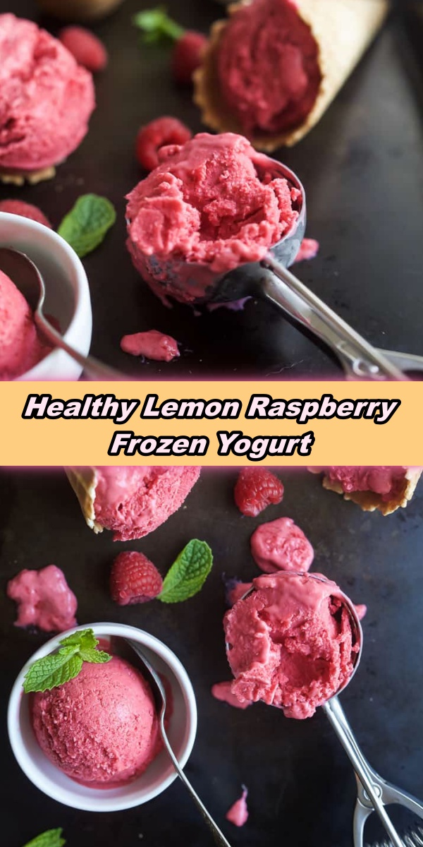 Healthy Lemon Raspberry Frozen Yogurt Recipe Notes