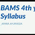 BAMS 4th year syllabus