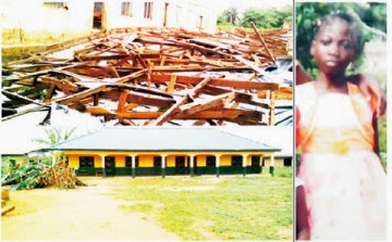 01 10yr old dies after classroom roof falls on pupils, teachers in Ogun