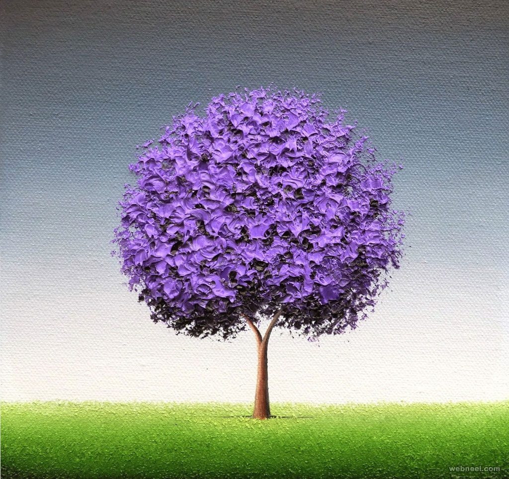 50+ Beautiful Tree Painting Ideas for Inspiration