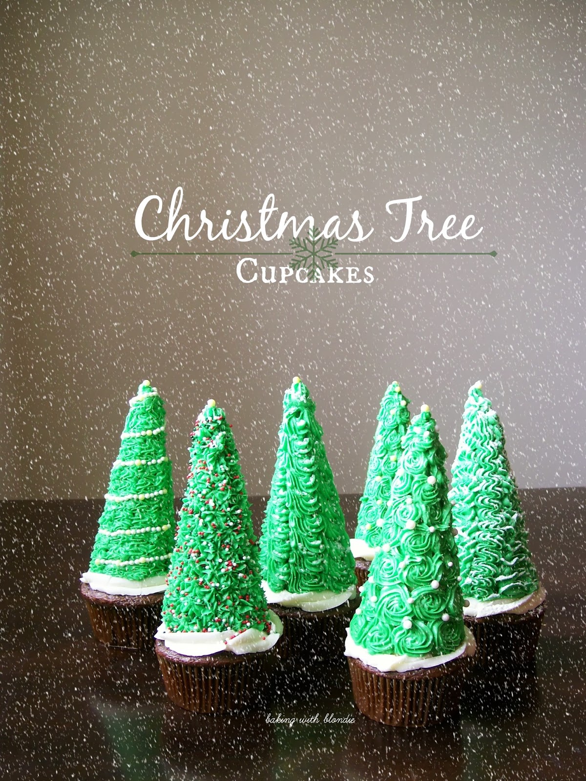 Christmas Tree Cupcakes