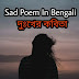 Sad Poem In Bengali (দুঃখের কবিতা) Bengali Sad Poem