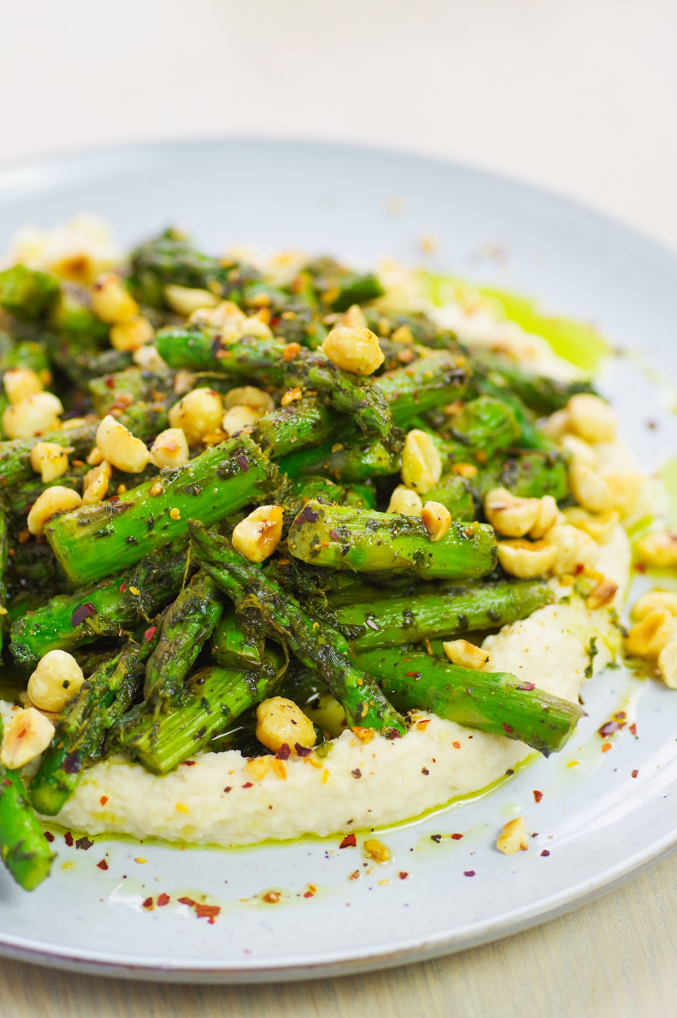 Herby Asparagus with Toasted Hazelnuts Euphoric Vegan