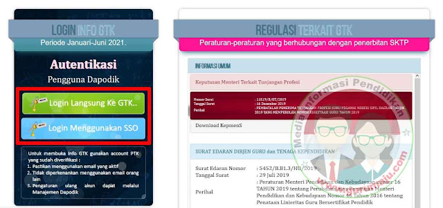 Login Info Gtk Semester 2 Tahun Pelajaran 2020 2021 Telah Dibuka Guru Maju