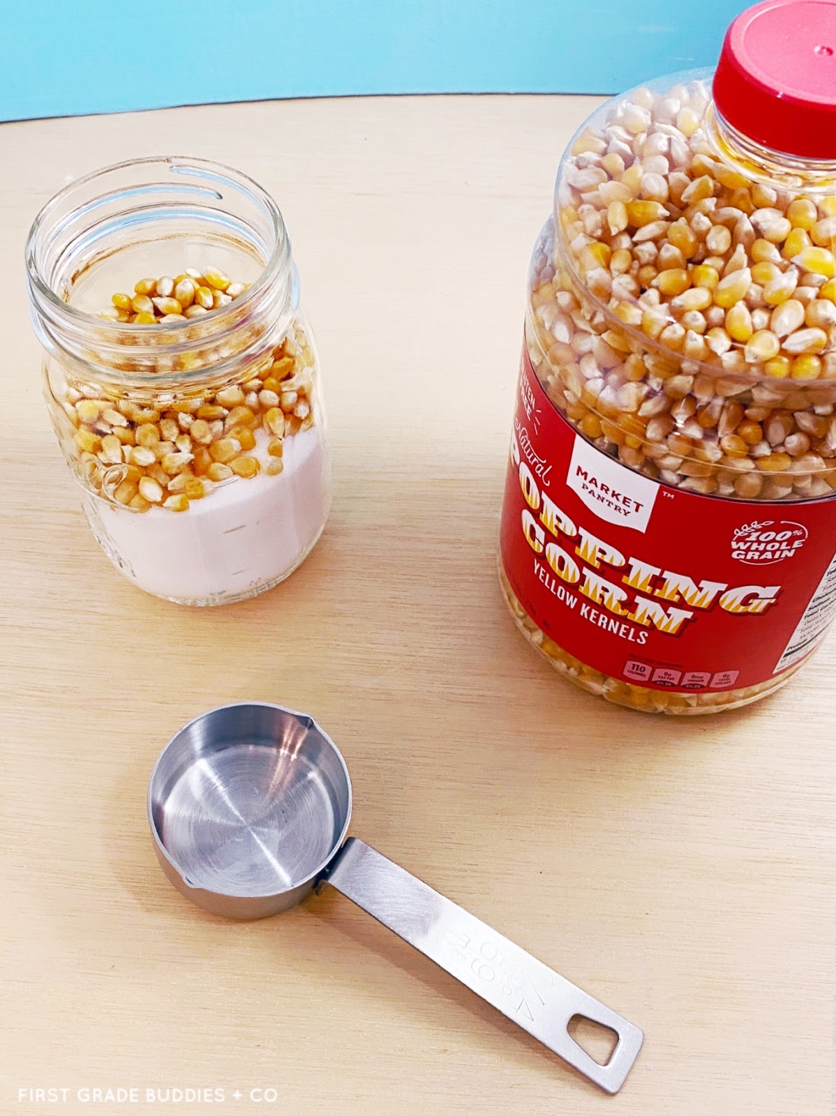 Simple Science Popcorn in Salt First Grade Buddies