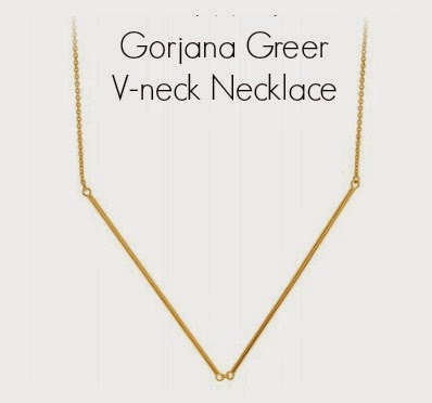 Gorjana Greer V-neck Necklace Rocksbox & Barbies Beauty Bits