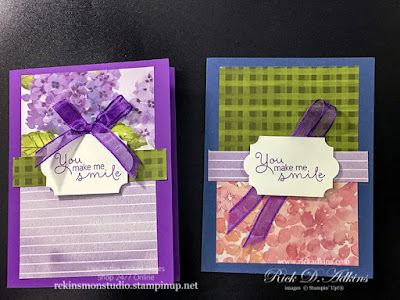 Learn how to make the Double Wonder Cards using the Hydrangea Haven Designer Series Paper click here to learn more