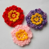 crochet simple flower
