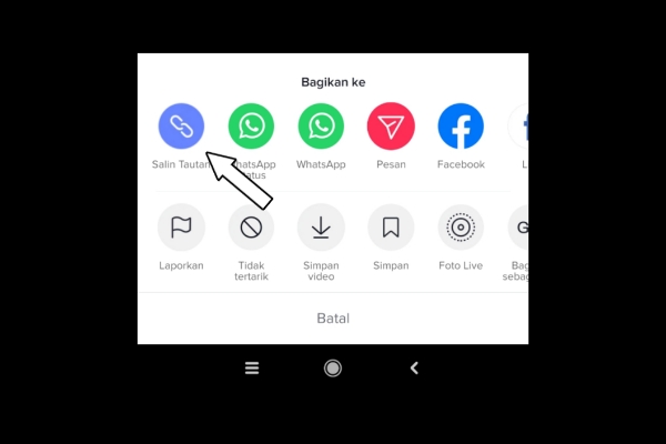 Cara Menyalin Link Video TikTok Kita Sendiri Dan Orang Lain